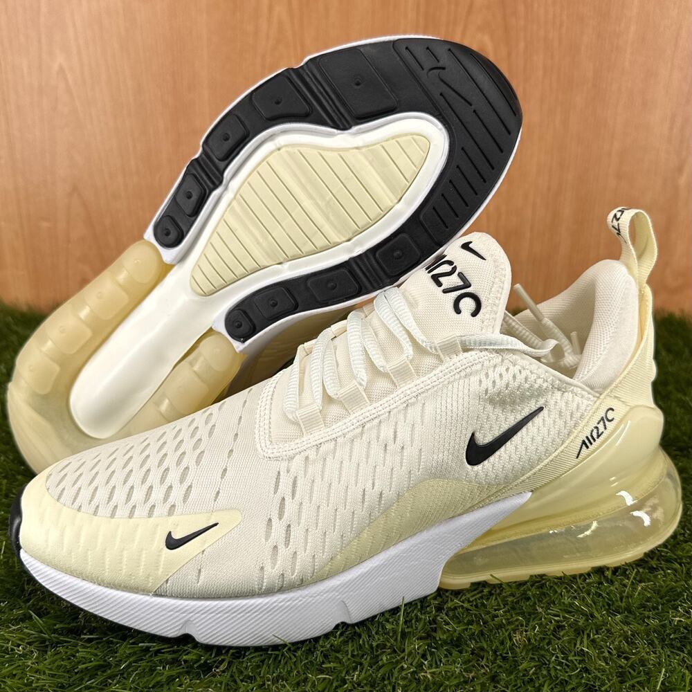 Nike Air Max 270 Sail Coconut Milk AH6789-124 Women’s 9 / Men’s 7.5 NWOB